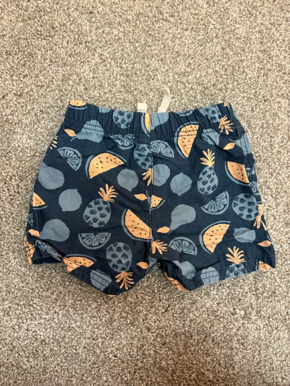 Carter's Peach Short Sleeve Tee with Pineapple Pocket